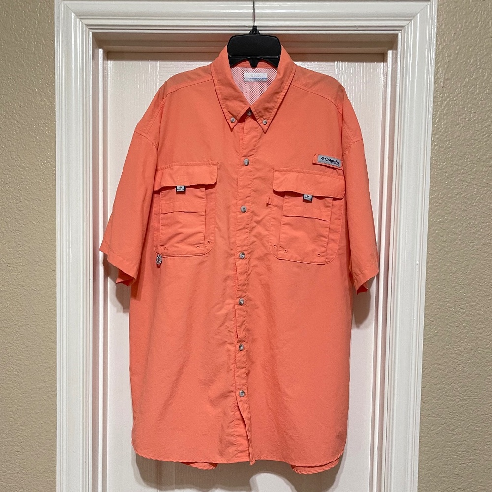 Columbia PFG Fishing Gear Shirt L